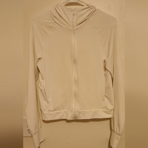 Uniqlo Airism Uv Protection Mesh Long Sleeve Full-zip Hoodie Jacket